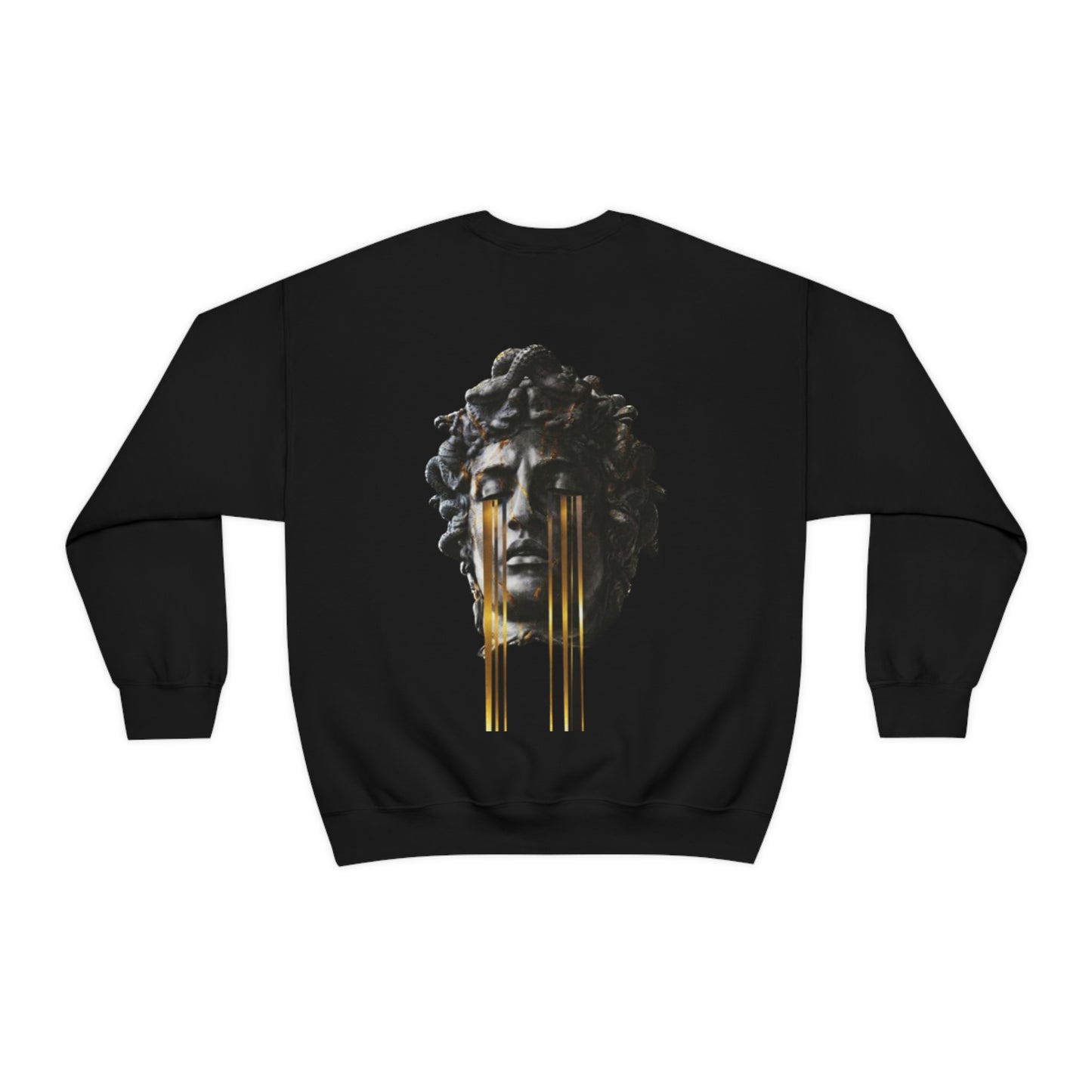 Stylish Greek Art Design-Inspired Black Sweatshirt: Elevate Your Wardrobe!