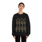 Stylish Greek Art Design-Inspired Black Sweatshirt: Elevate Your Wardrobe!