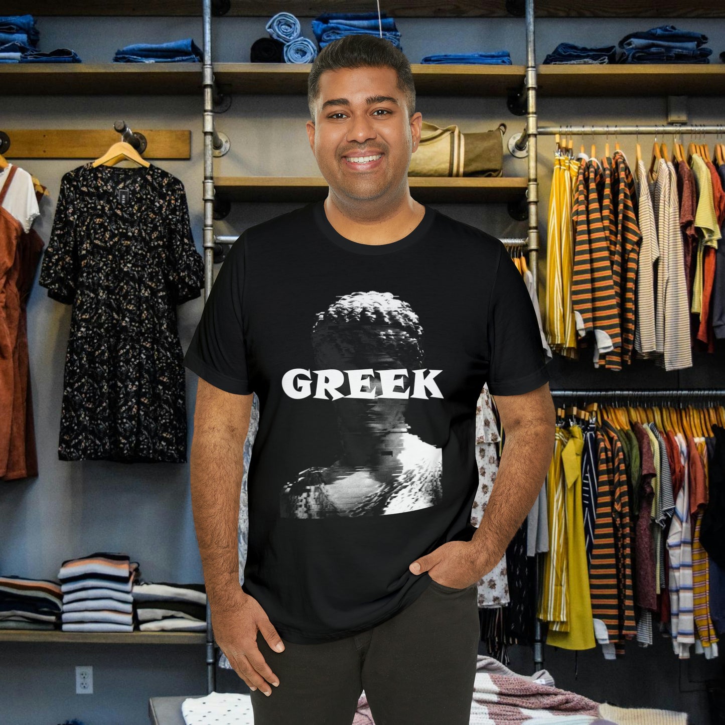 Classic and Elegant Greek InspiredTee Shirt for Men\Women- Perfect for any occasion