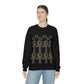 Stylish Greek Art Design-Inspired Black Sweatshirt: Elevate Your Wardrobe!