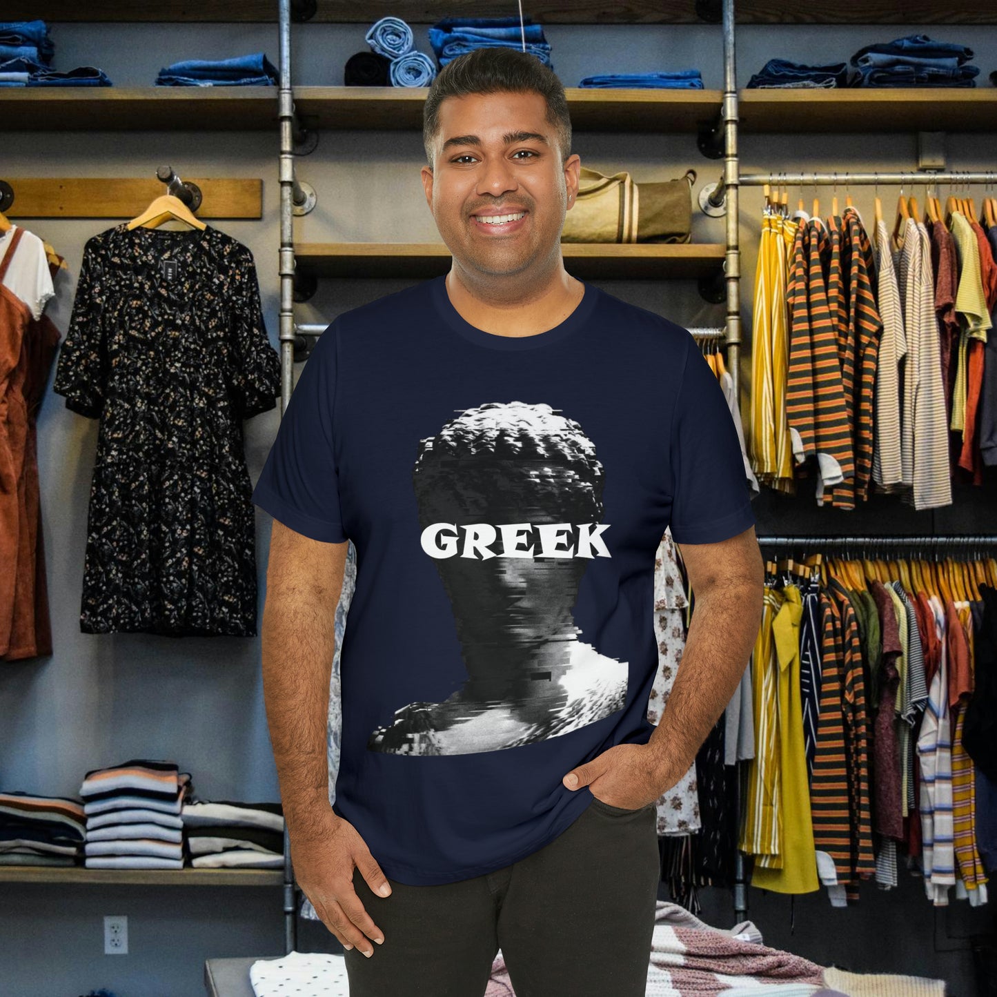 Classic and Elegant Greek InspiredTee Shirt for Men\Women- Perfect for any occasion