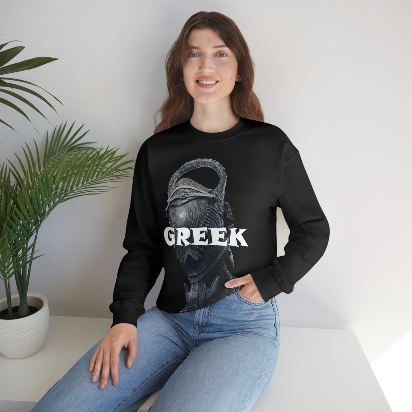 Dévoilement de la beauté intemporelle : sweat-shirt inspiré de l'art grec - Élevez votre style avec une élégance ancienne !