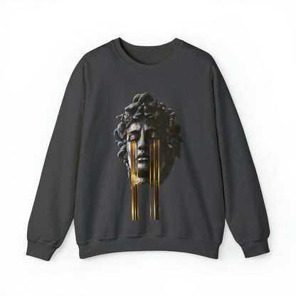 Stylish Greek Art Design-Inspired Black Sweatshirt: Elevate Your Wardrobe!