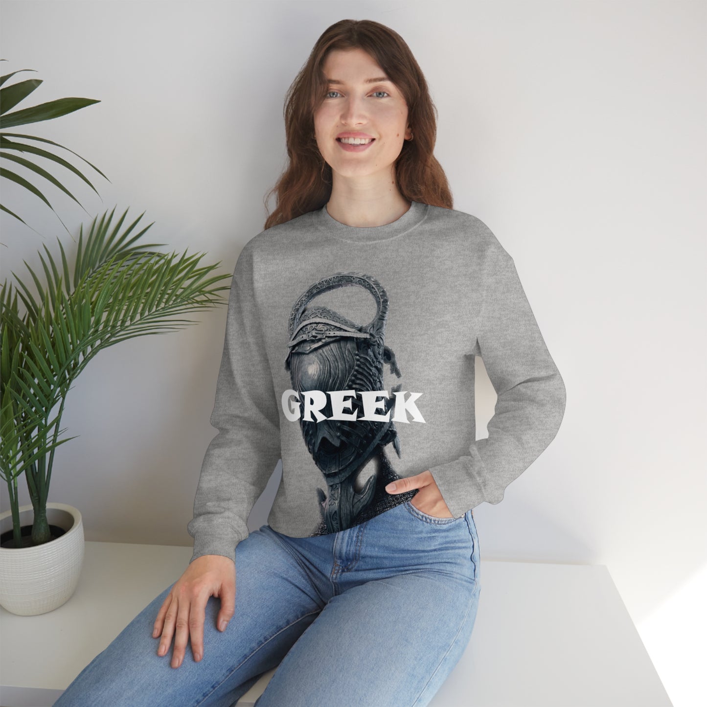 Dévoilement de la beauté intemporelle : sweat-shirt inspiré de l'art grec - Élevez votre style avec une élégance ancienne !